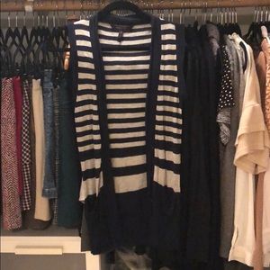 Silk and cashmere sweater vest from bcbg